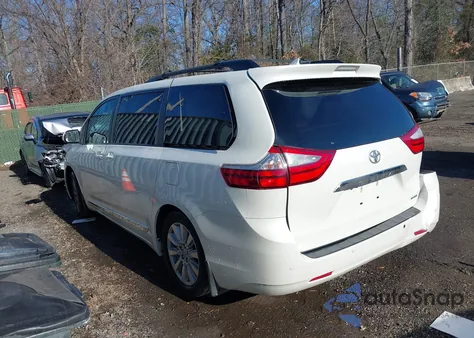 2017 Toyota Sienna Limited Premium 7 Passenger из США, поврежденный, VIN 5TDYZ3DCXHS846062
